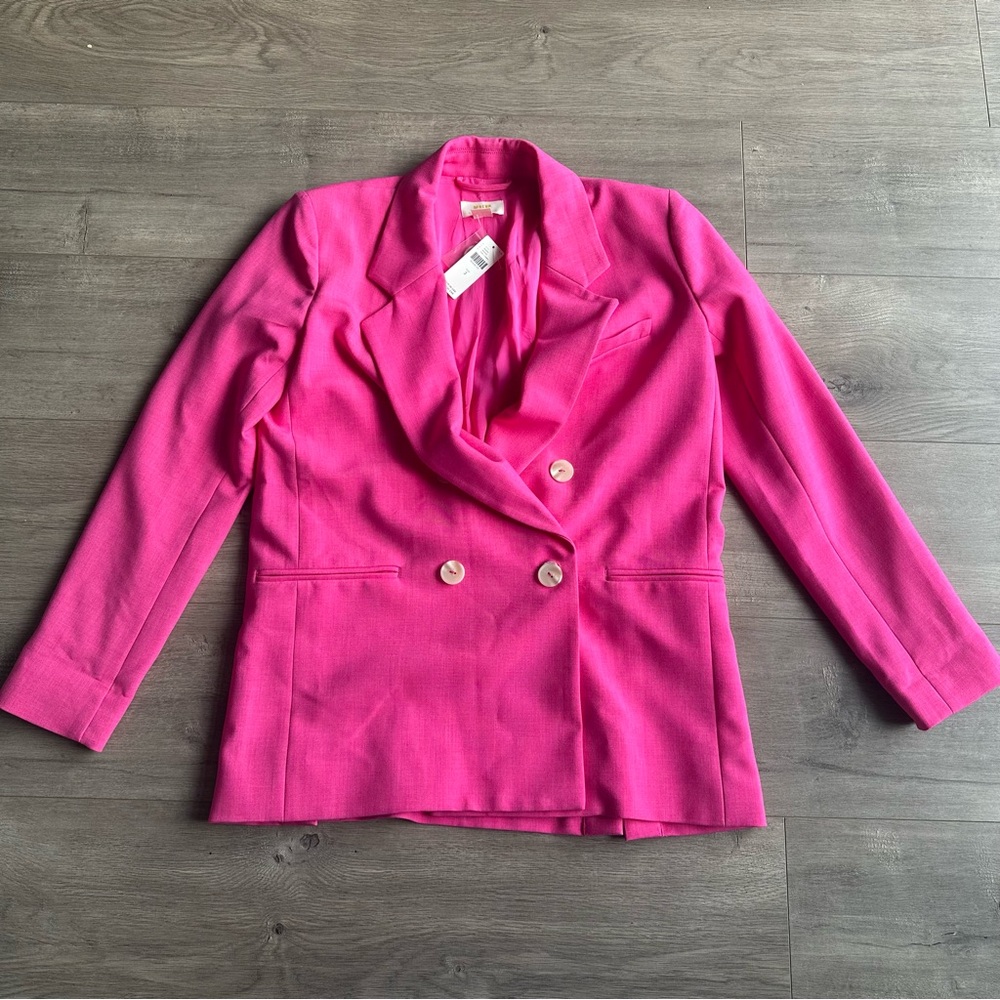 NWT Maeve x Anthropologie pink blazer - size 2